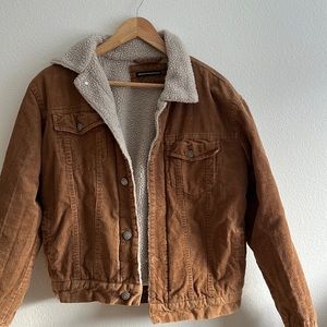 Brown Brandy Melville Courdoury Jacket ✨🤎